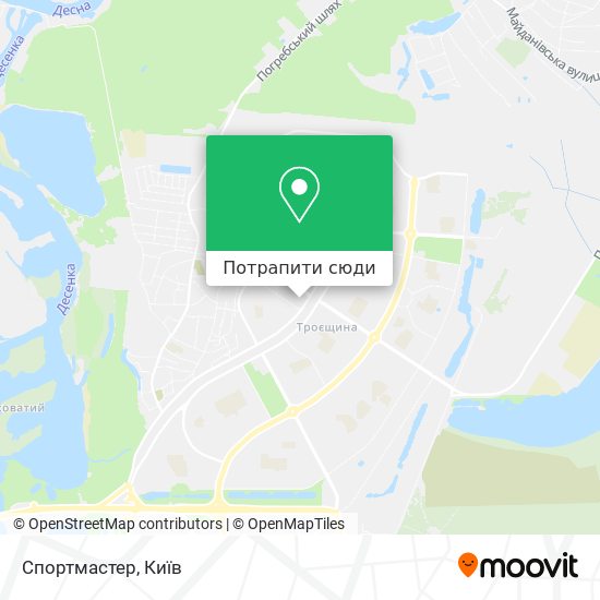 Карта Спортмастер