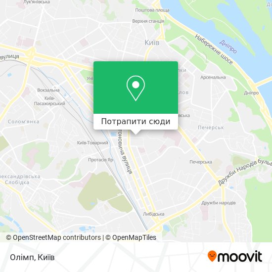 Карта Олімп