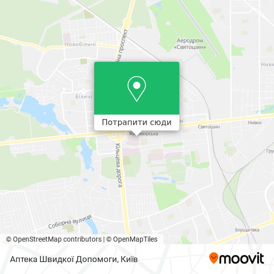 Карта Аптека Швидкої Допомоги