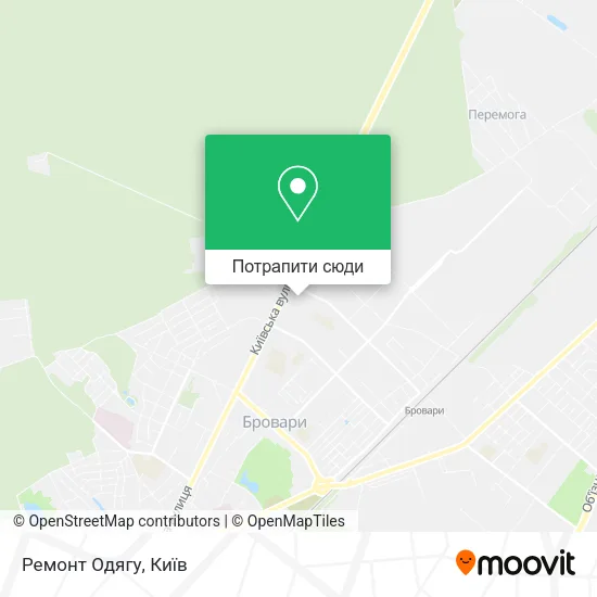 Карта Ремонт Одягу