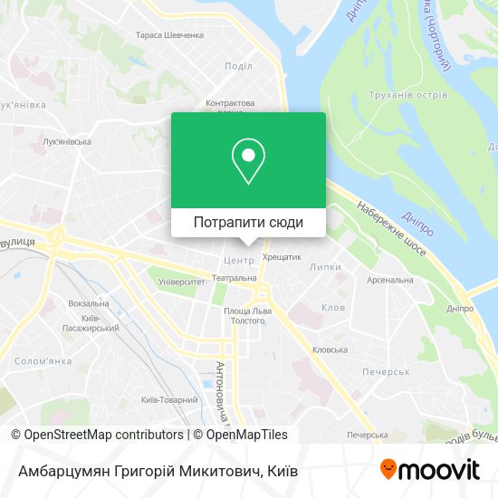 Карта Амбарцумян Григорій Микитович