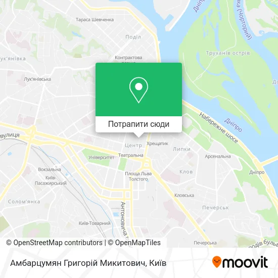 Карта Амбарцумян Григорій Микитович