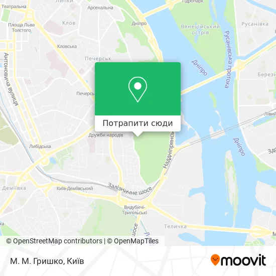 Карта М. М. Гришко