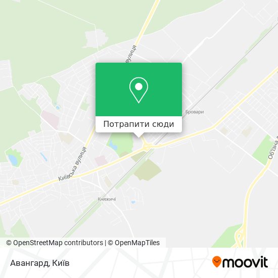 Карта Авангард
