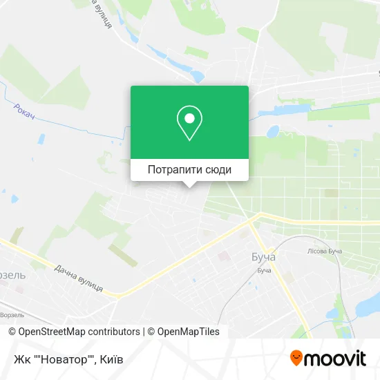 Карта Жк ""Новатор""