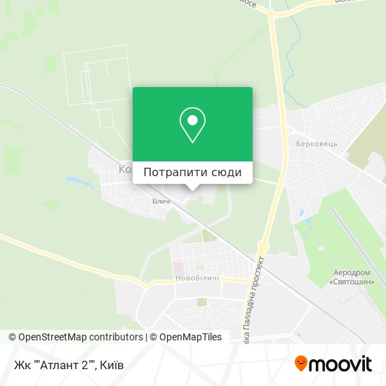Карта Жк ""Атлант 2""