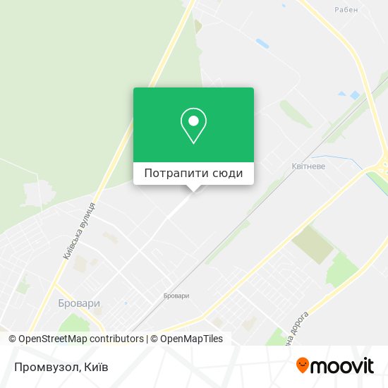 Карта Промвузол