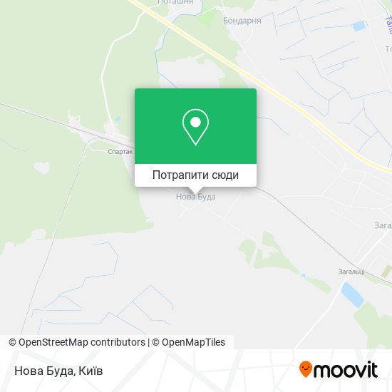 Карта Нова Буда