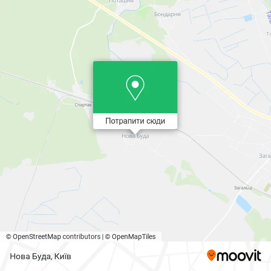 Карта Нова Буда