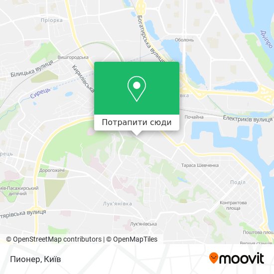 Карта Пионер