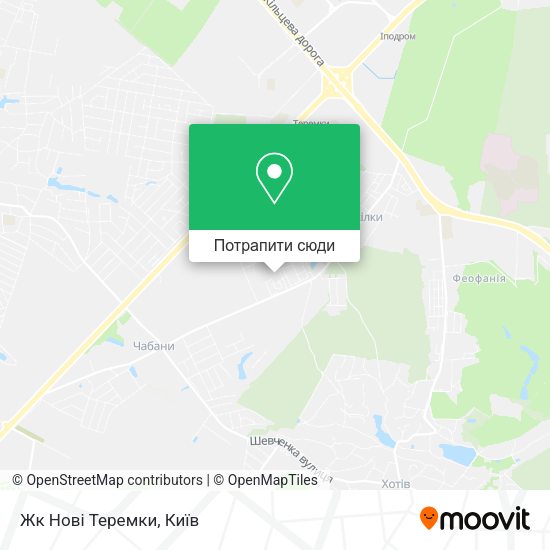 Карта Жк Нові Теремки