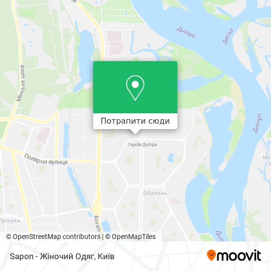 Карта Sapon - Жіночий Одяг