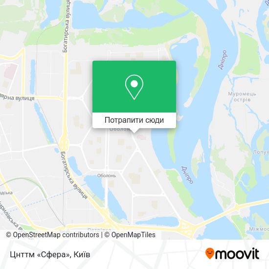 Карта Цнттм «Сфера»