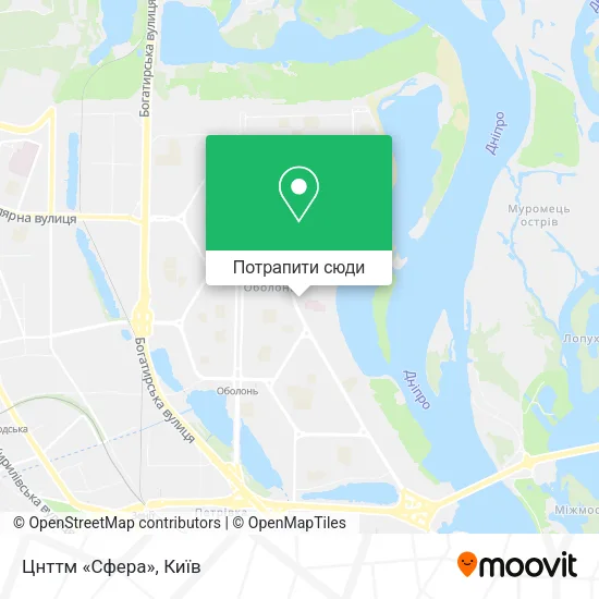 Карта Цнттм «Сфера»