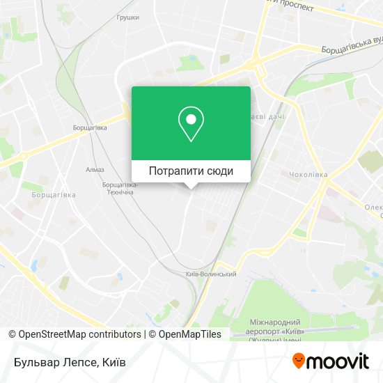 Карта Бульвар Лепсе