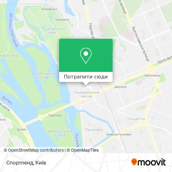 Карта Спортленд
