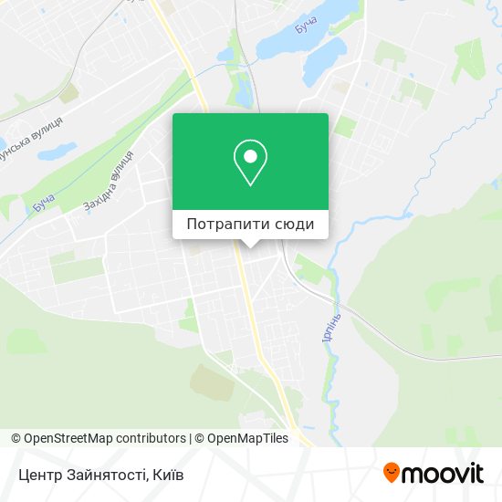 Карта Центр Зайнятості