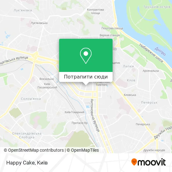 Карта Happy Cake