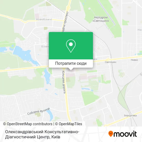 Карта Олександрівський Консультативно-Діагностичний Центр