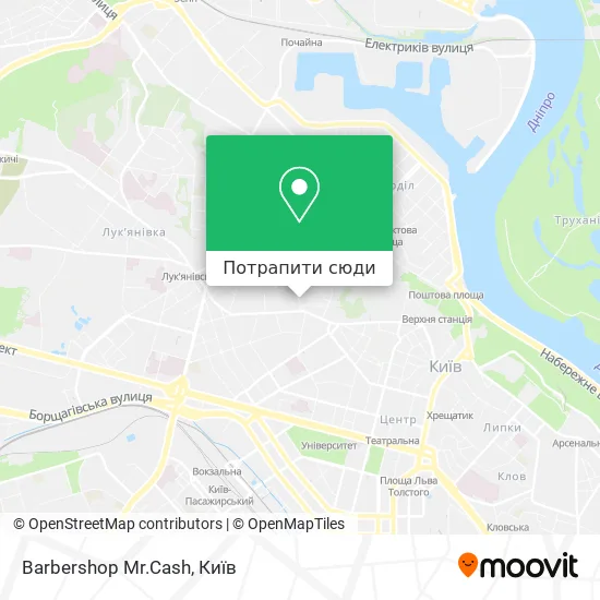 Карта Barbershop Mr.Cash