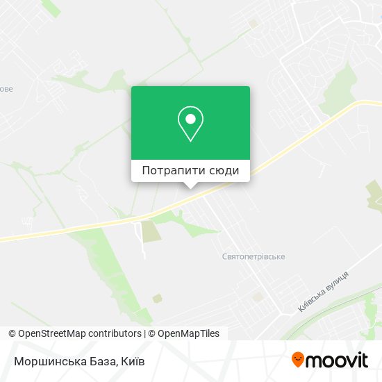 Карта Моршинська База