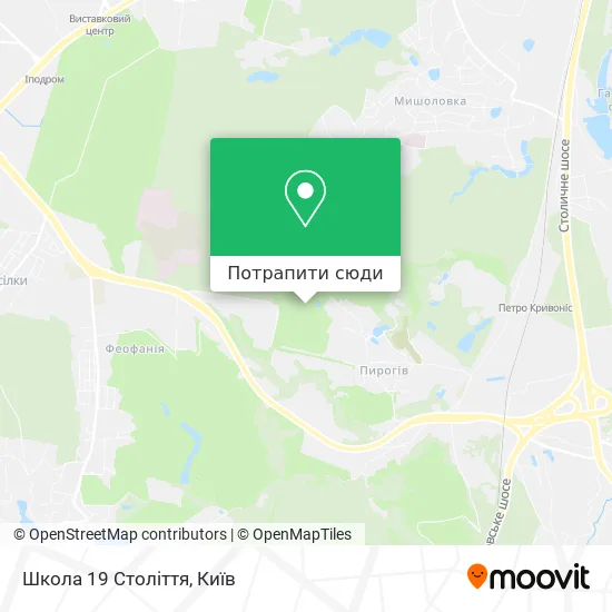 Карта Школа 19 Століття