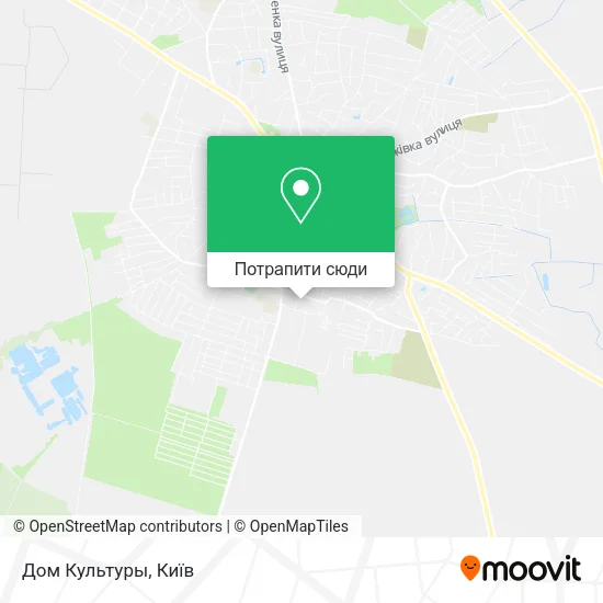 Карта Дом Культуры