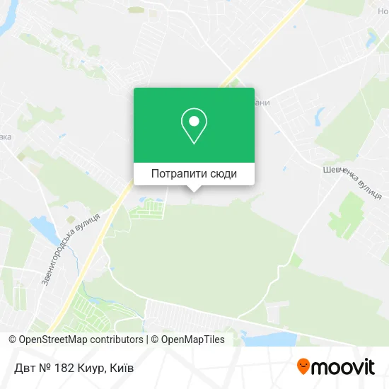 Карта Двт № 182 Киур