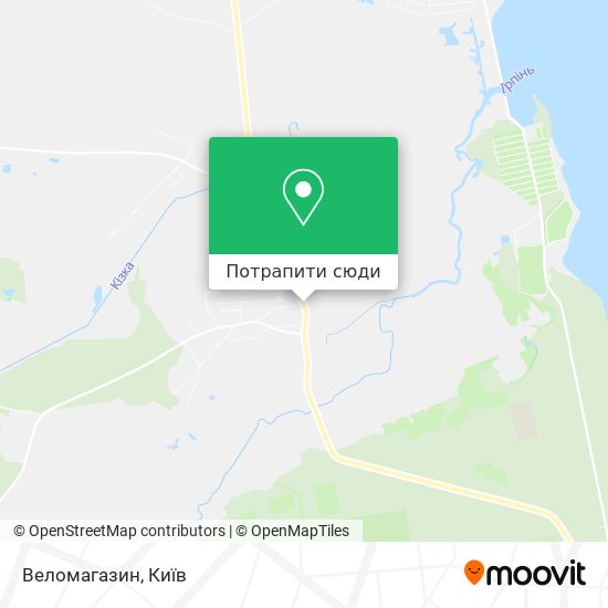 Карта Веломагазин