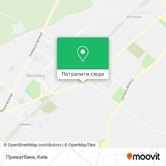 Карта Приватбанк