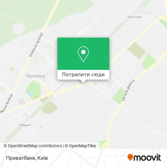 Карта Приватбанк
