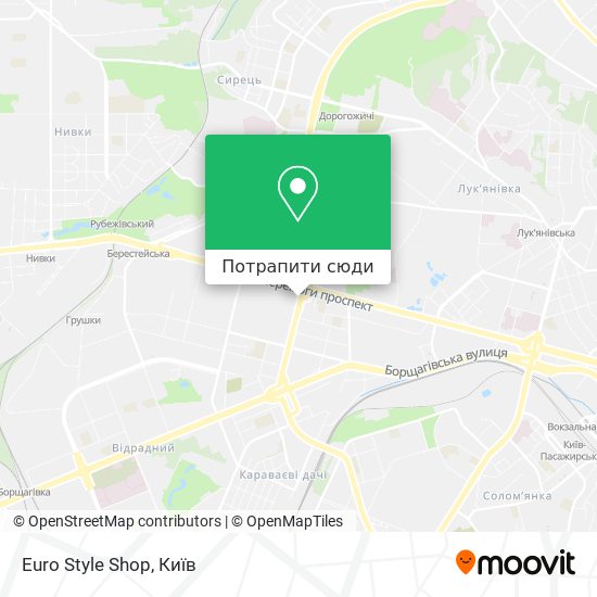 Карта Euro Style Shop