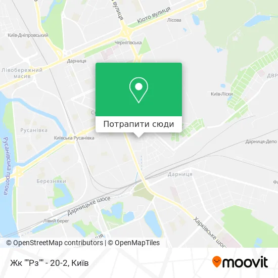 Карта Жк ""Рз"" - 20-2