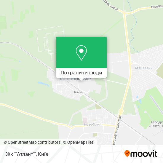 Карта Жк ""Атлант""