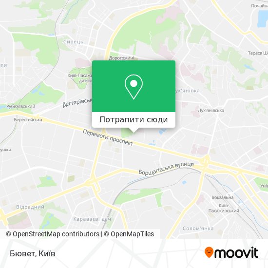 Карта Бювет