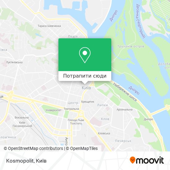 Карта Kosmopolit