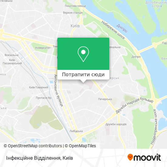 Карта Інфекційне Відділення