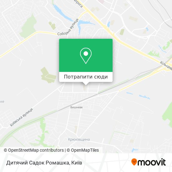 Карта Дитячий Садок Ромашка