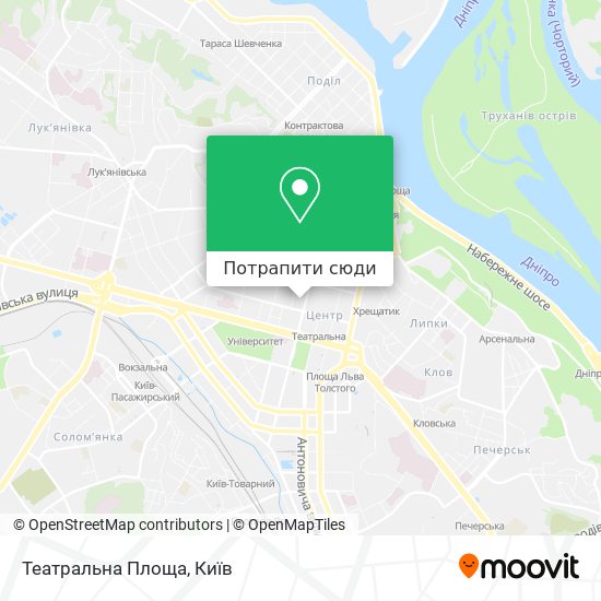 Карта Театральна Площа