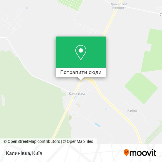 Карта Калинівка