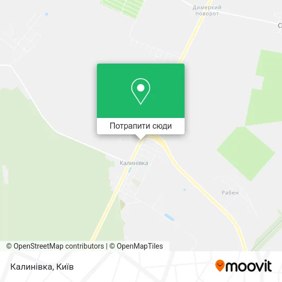 Карта Калинівка