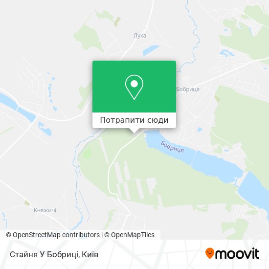 Карта Стайня У Бобриці