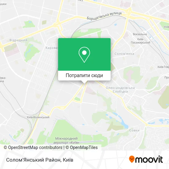 Карта Солом'Янський Район