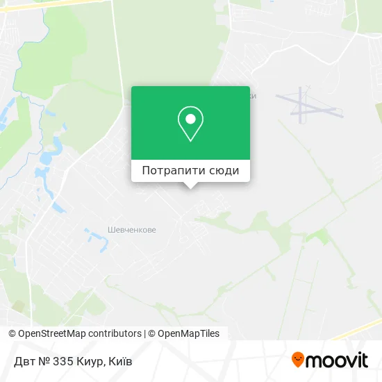 Карта Двт № 335 Киур