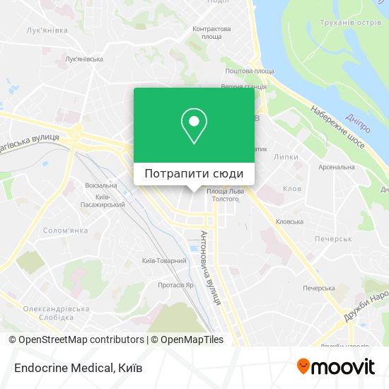 Карта Endocrine Medical