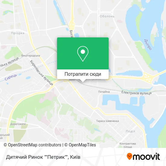 Карта Дитячий Ринок ""Петрик""