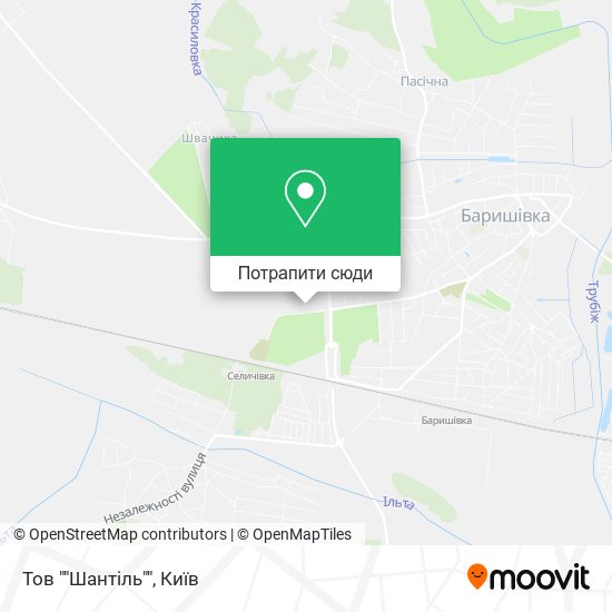 Карта Тов ""Шантіль""