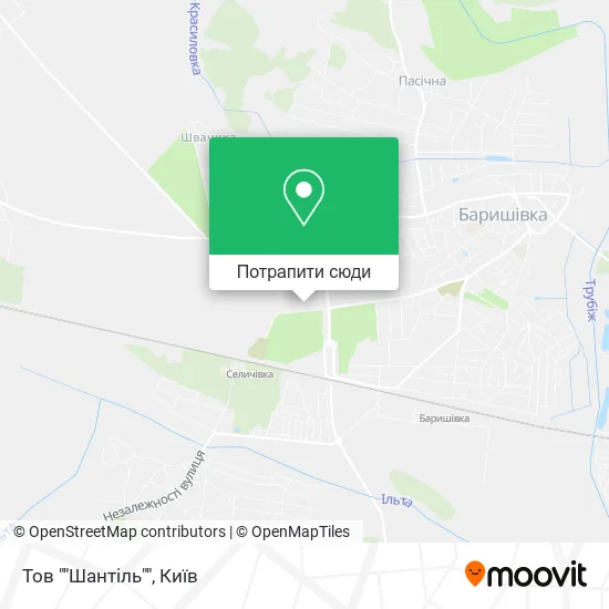 Карта Тов ""Шантіль""