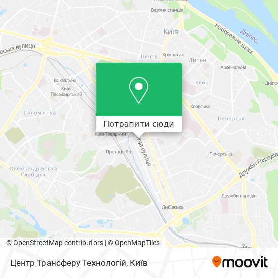 Карта Центр Трансферу Технологій