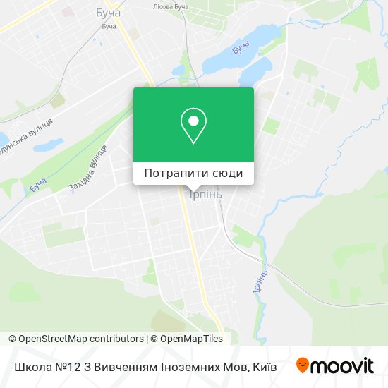 Карта Школа №12 З Вивченням Іноземних Мов